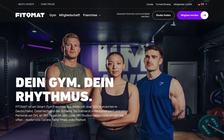 Screenshot of fitomat.com