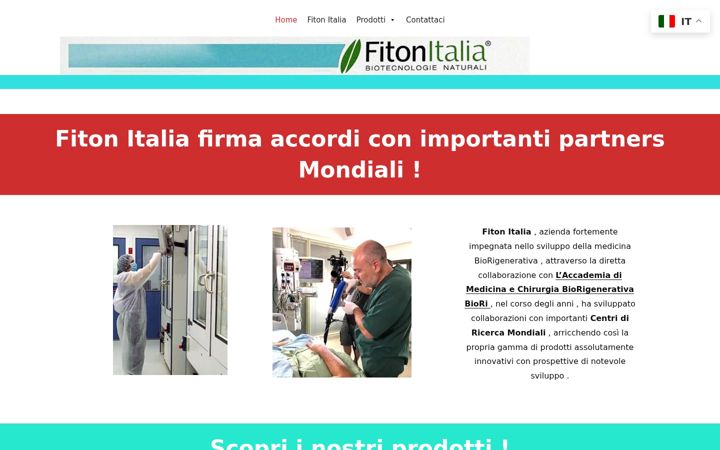 Екранна снимка на fitonitalia.it