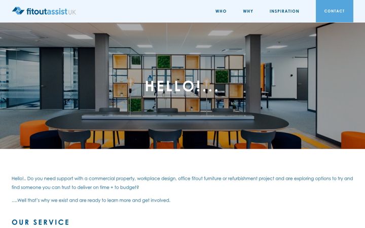 Screenshot of fitout-assist.uk