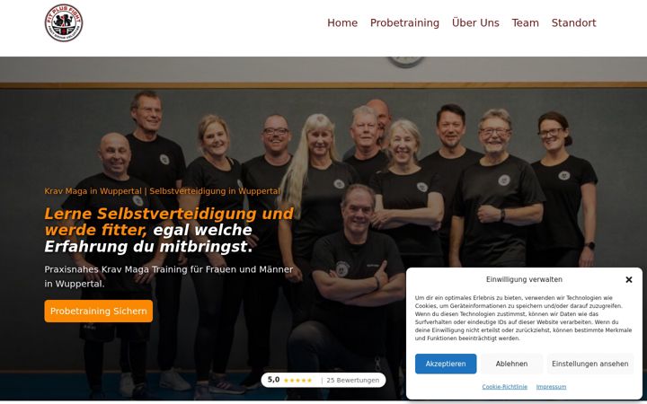 Screenshot of fitplusfight.de