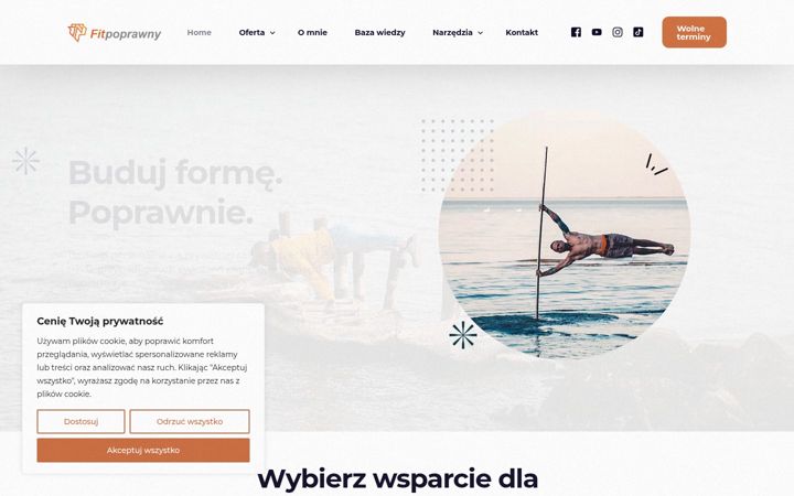 Screenshot of fitpoprawny.pl
