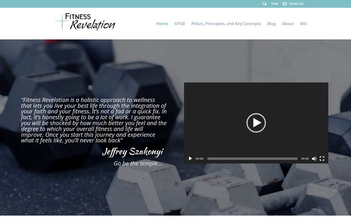 Screenshot of fitrevelation.com