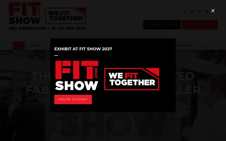 Screenshot of fitshow.co.uk