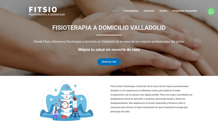 Screenshot of fitsio.es