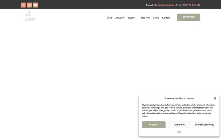 Screenshot of fitsluckou.cz