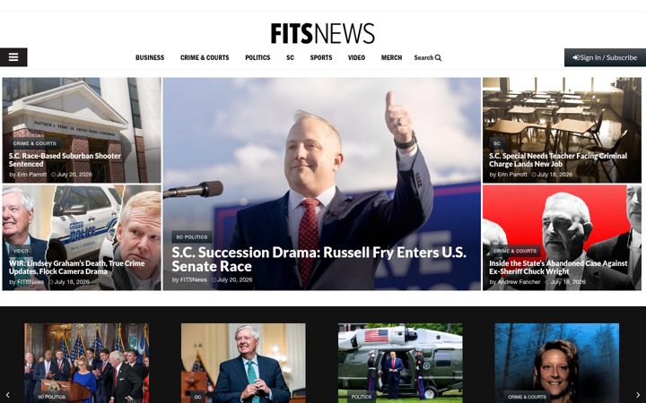 Screenshot of fitsnews.com