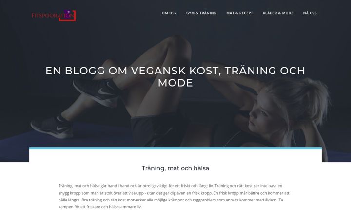 Screenshot of fitspooration.se