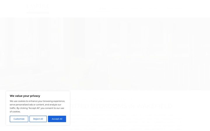 Screenshot of fittedbedroomswakefield.co.uk