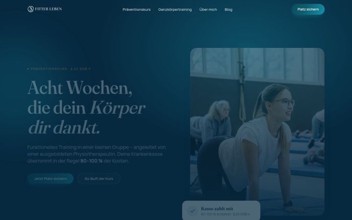 Screenshot of fitter-leben.com