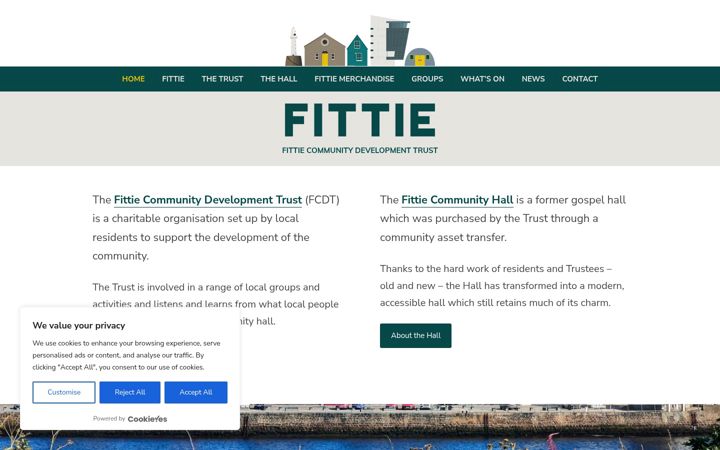 Screenshot of fittietrust.org.uk