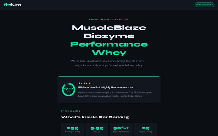 Screenshot of fittium.com