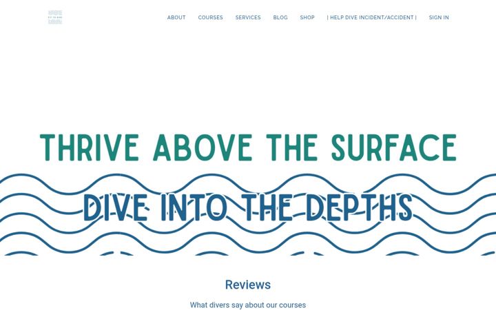 Screenshot of fittodive.org