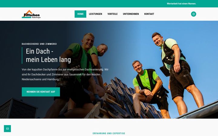 Screenshot of fittschen-bedachungen.de