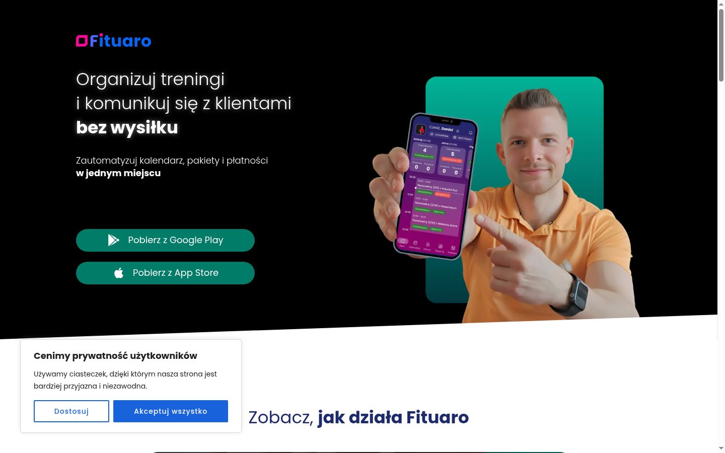 Kuvakaappaus suostumusbannerista, joka näytettiin ennen mitään vuorovaikutusta