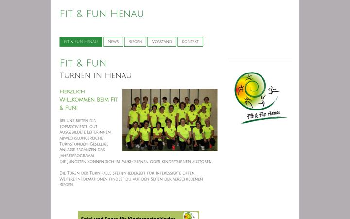 Screenshot of fitundfun-henau.ch