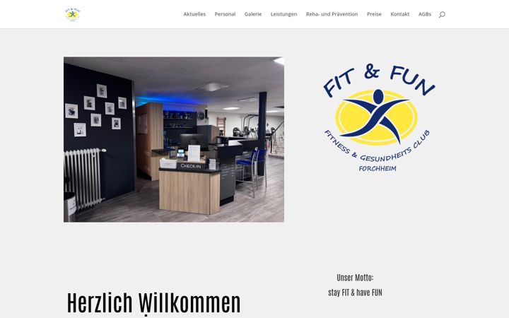 Screenshot of fitundfun.com