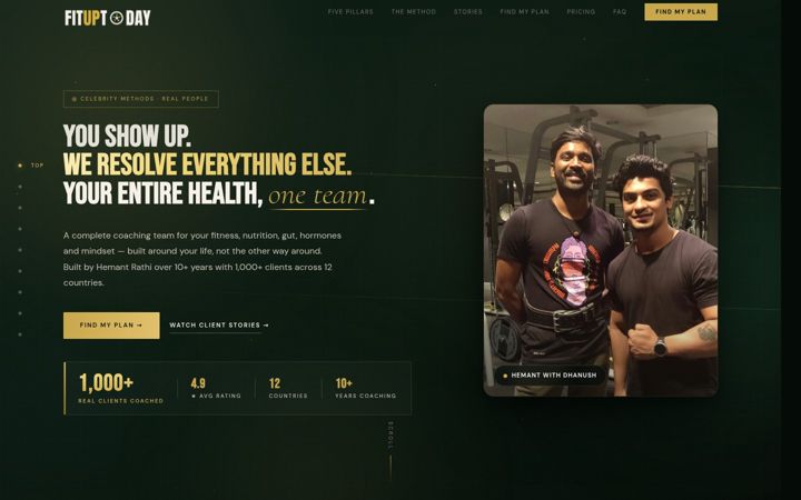 Screenshot of fituptoday.com
