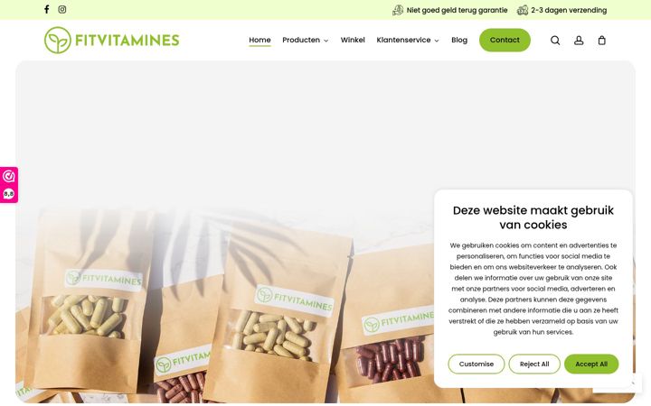 Captura de ecrã de fitvitamines.nl
