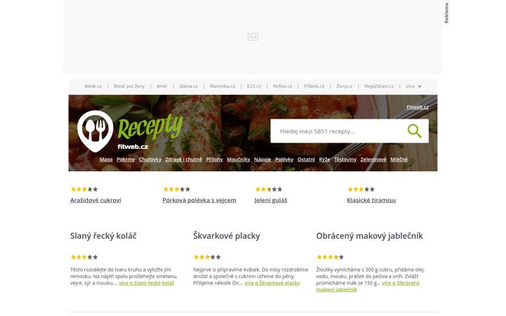 Screenshot of fitweb.cz