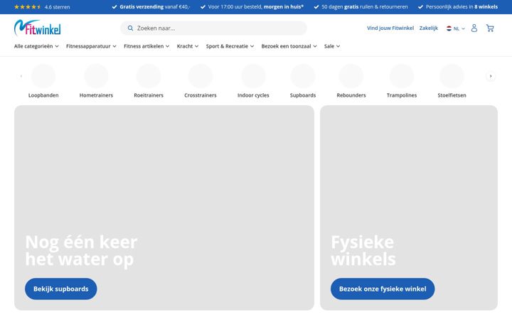 Screenshot of fitwinkel.be