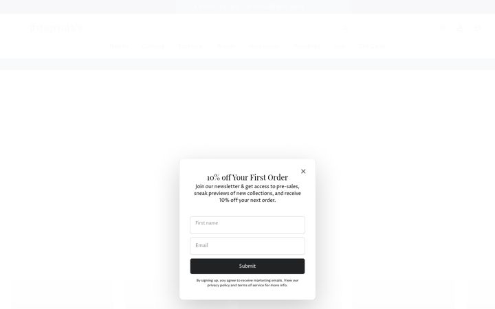Screenshot of fitzgeraldsmenswear.ie