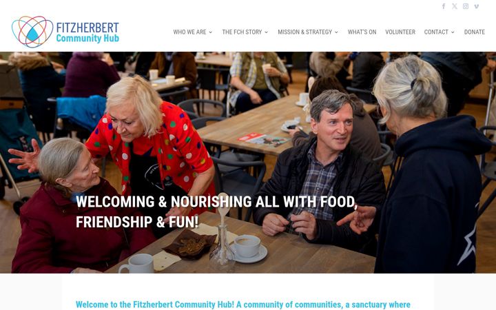 Screenshot ta' fitzherbertcommunityhub.org.uk