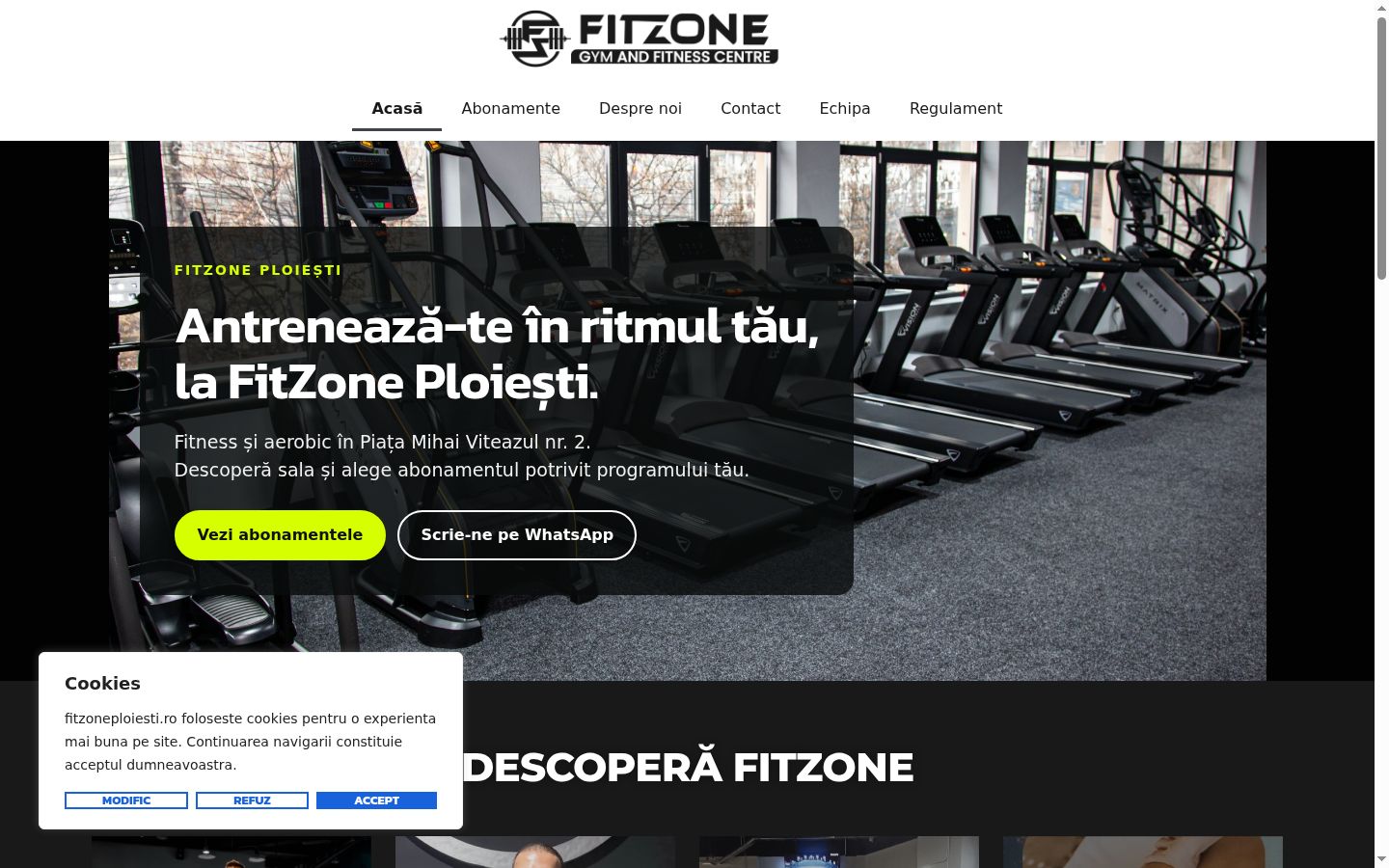 Ekrānuzņēmums ar piekrišanas baneri, kas tika rādīts pirms jebkādas mijiedarbības