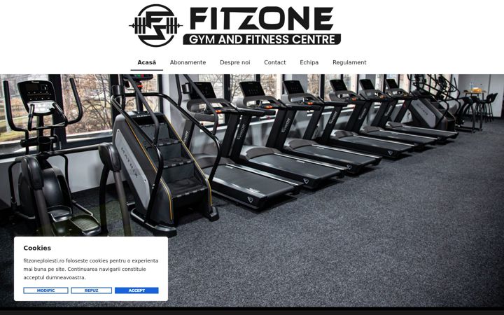 Screenshot of fitzoneploiesti.ro