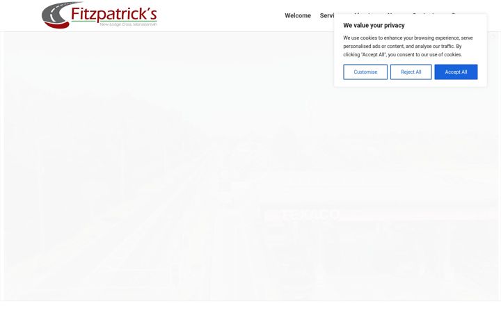 Screenshot of fitzpatricksnewlodge.ie