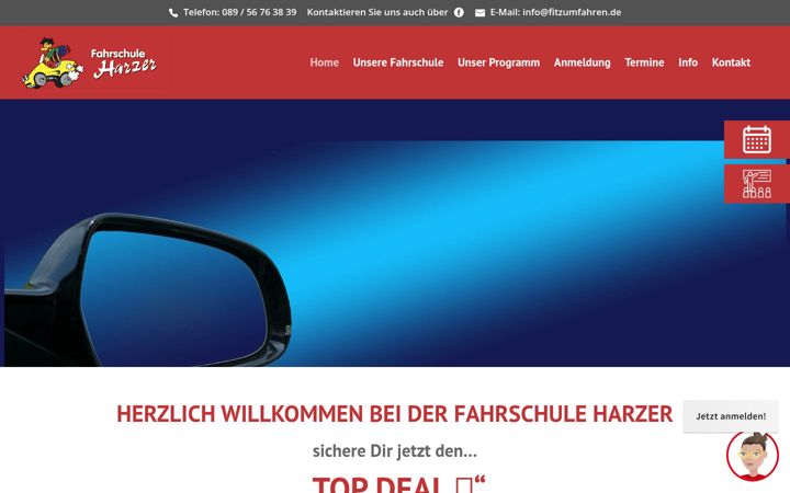 Screenshot of fitzumfahren.de