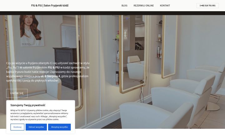 Screenshot of fiufiu.com.pl