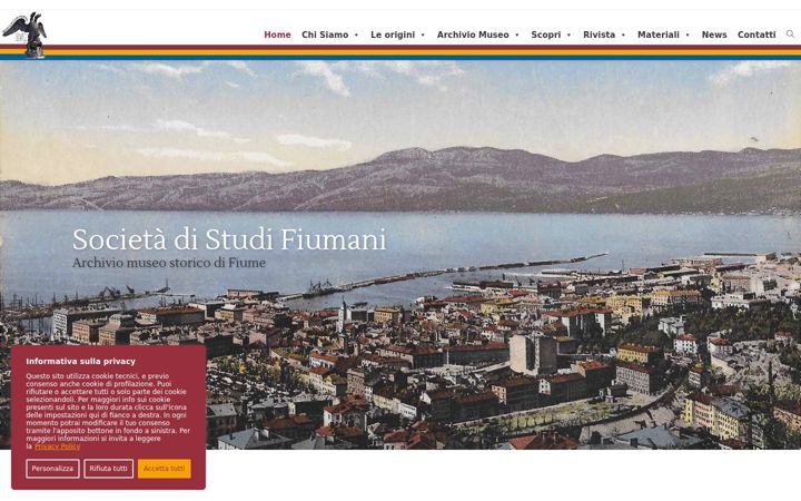 Skärmbild av fiume-rijeka.it