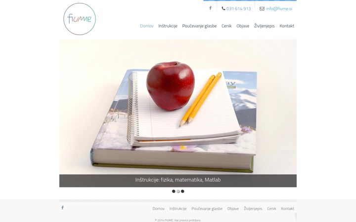 Screenshot of fiume.si