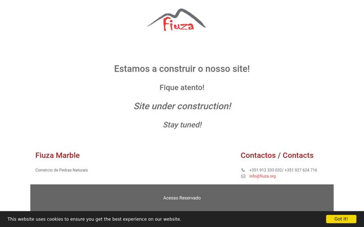 Screenshot of fiuza.org