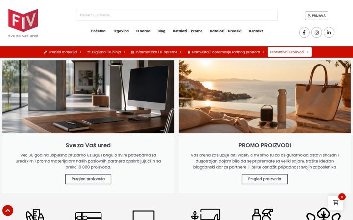 Screenshot of fiv.hr