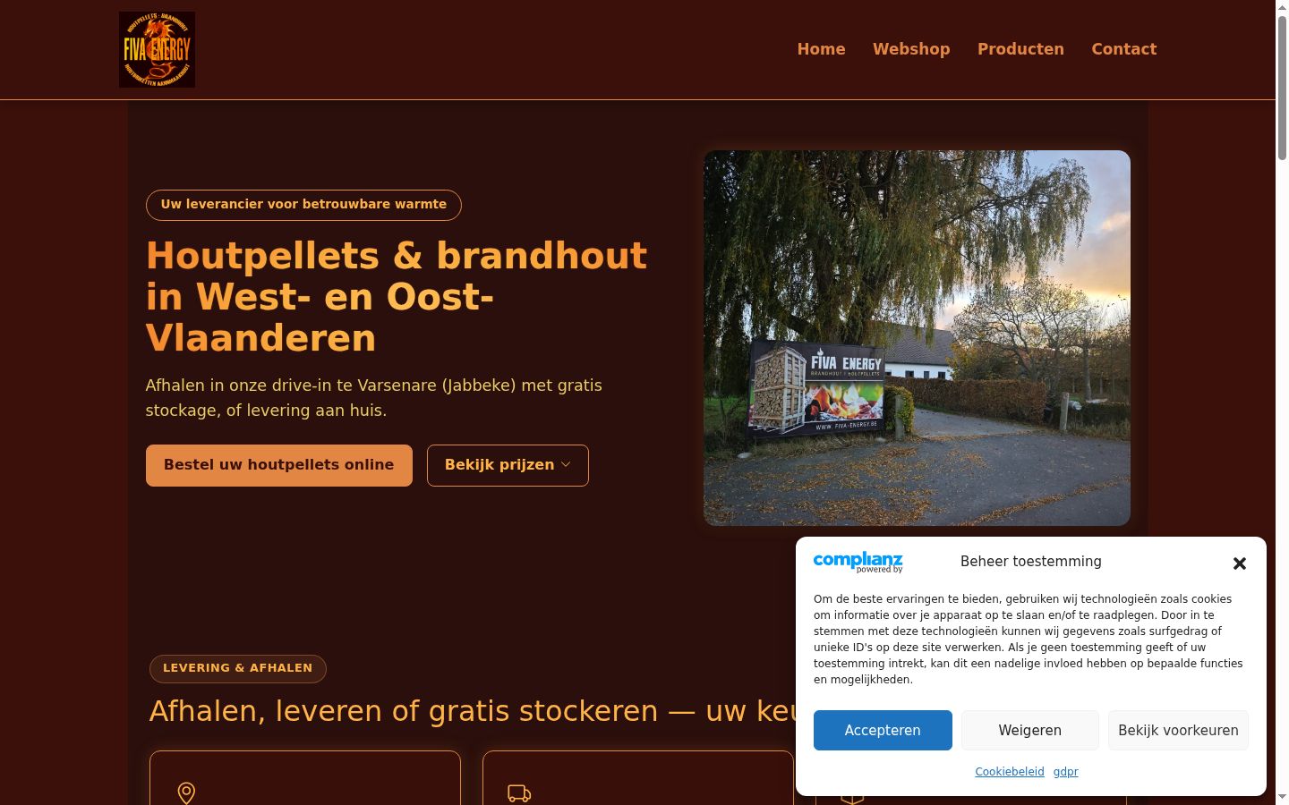 Screenshot tal-banner tal-kunsens muri qabel kwalunkwe interazzjoni