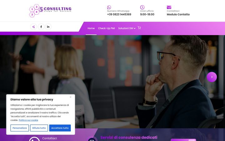 Screenshot of five-consulting.it