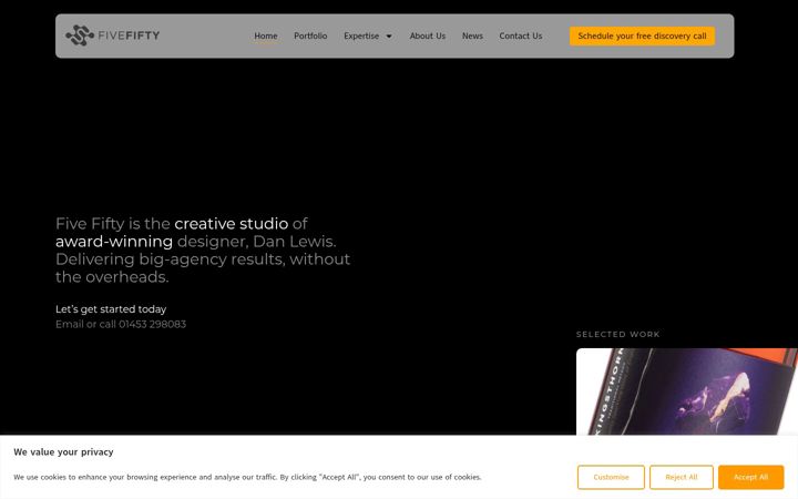 Screenshot of five-fifty.com