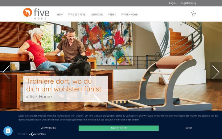 Screenshot of five-shop.de