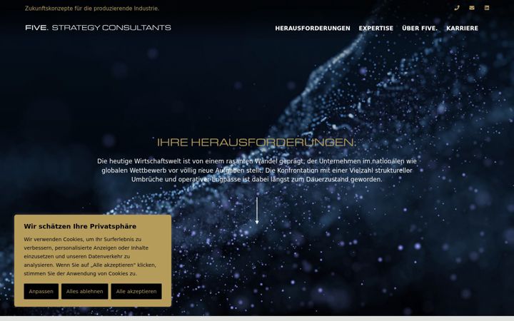 Screenshot of five-strategy.com