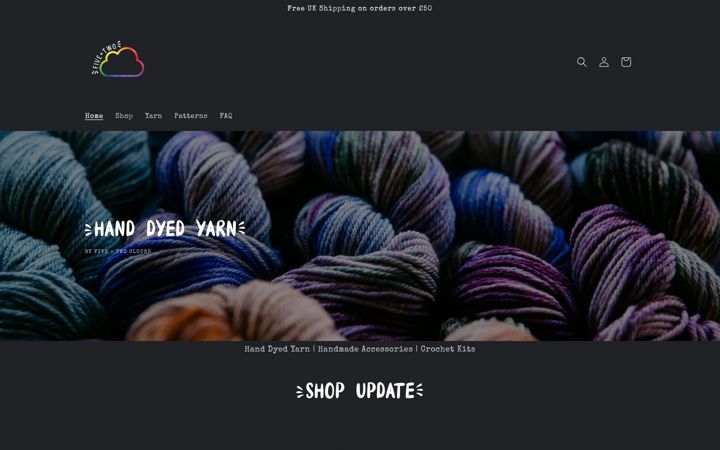Screenshot of fiveandtwoclouds.com