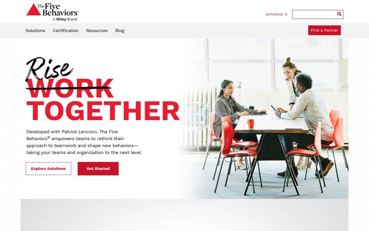 Screenshot of fivebehaviors.com