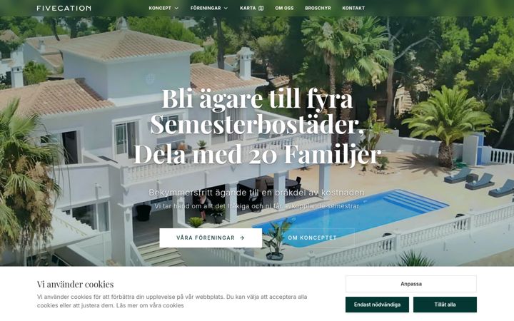 Screenshot of fivecation.se