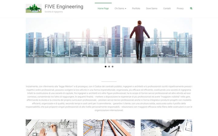 Screenshot of fiveengineering.it