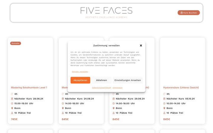 Screenshot of fivefaces.de