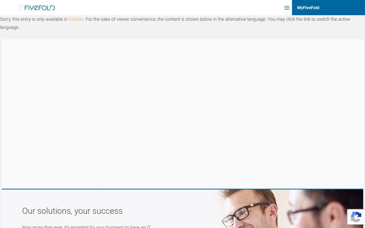 Screenshot of fivefoldgroup.com