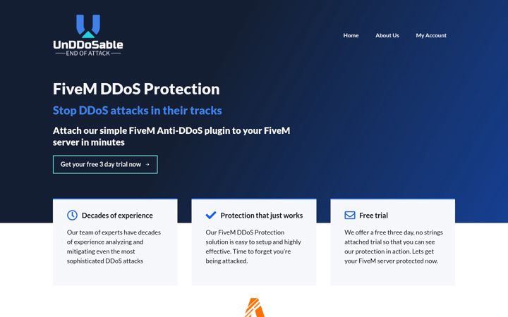 Screenshot of fivem-ddos-protection.com