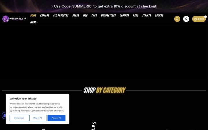 Screenshot of fivemcore.com