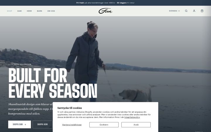 Screenshot of fiveseasons.se