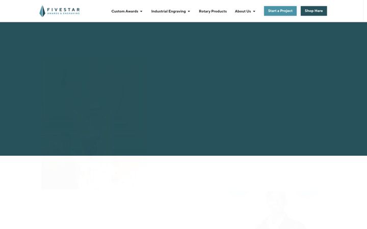 Screenshot stránky fivestarawards.net